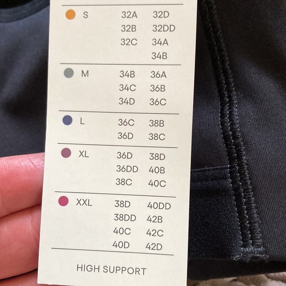 New with tags, All In Motion, high support sports bra - Picture 6 of 6